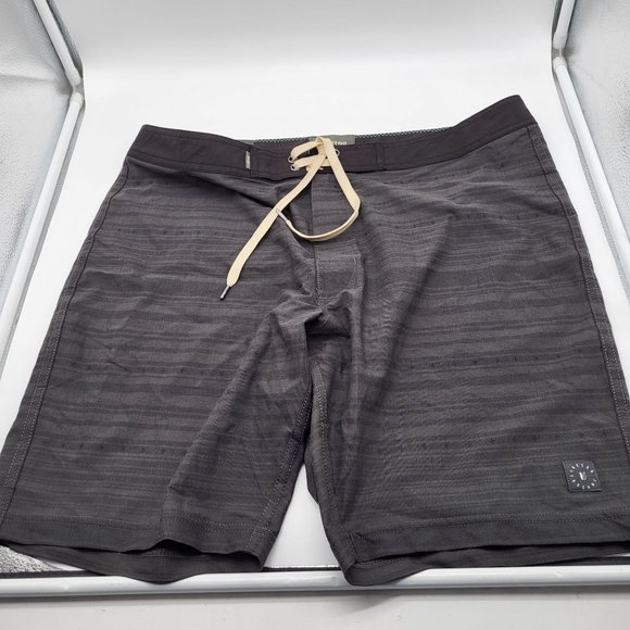 LINKSOUL Boardwalker Mens SZ 36 Hybrid Boardshorts Black Print NWT LS6111 - Picture 2 of 9